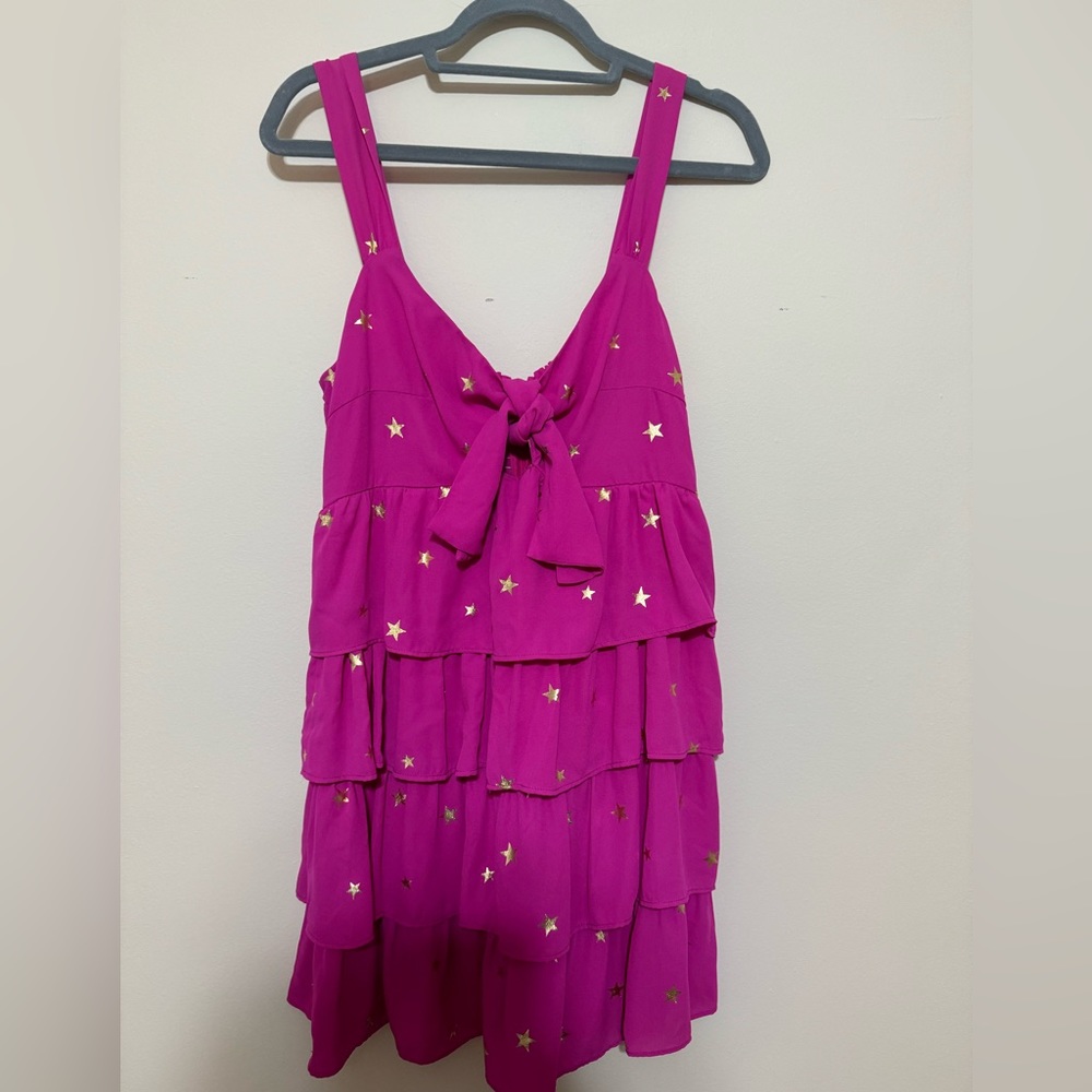 HOT PINK PARTY DRESS